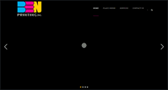 Desktop Screenshot of benprinting.com